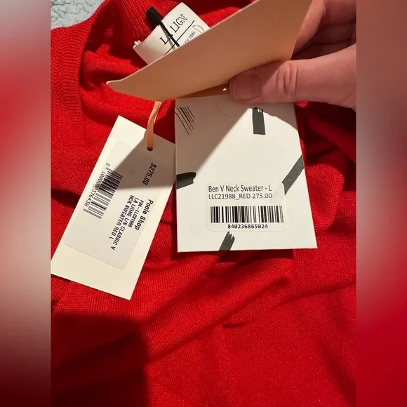 La Ligne Ben V Neck Sweater - Picture 3 of 7